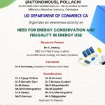 Organizes an awareness activity on -Need for energy conservation and frugality in energy use