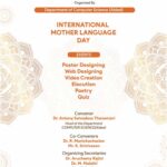 Department of Computer Science (Aided) – International Mother Language Day