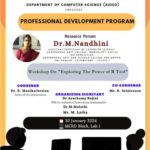 Department of Computer Science (Aided) – Professional Developement Program