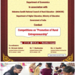 Department of Economics & EDC – Competitions on Promotion of Rural Entrepreneurship