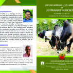One day National Level Workshop on Sustainable Agriculture